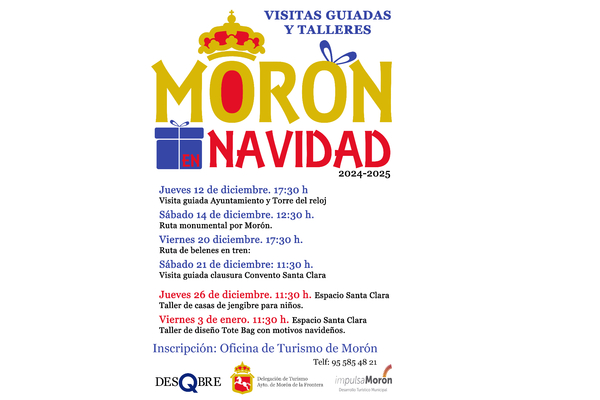 VISITAS GUIADAS Y TALLERES NAVIDADA 2024-25