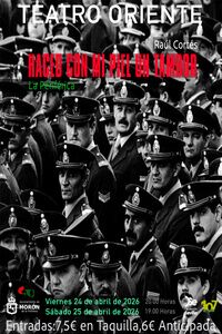 Vie. 24 y sáb. 25. «Haced con mi piel un tambor». La Periférica. Cía. de cómicos