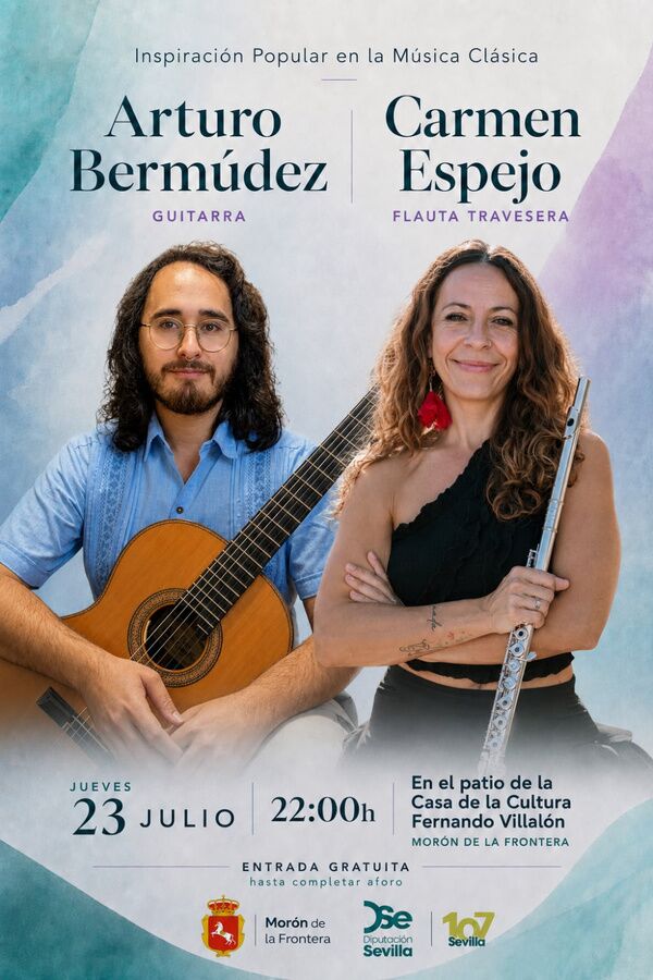 Disfruta de la música clásica de la mano de los moronenses Arturo Bermúdez y Carmen Espejo