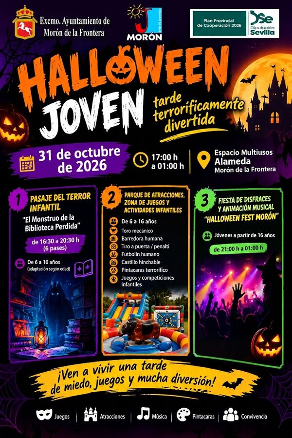 «Halloween Fest Morón» pondrá música y disfraces a la noche del 31 de octubre