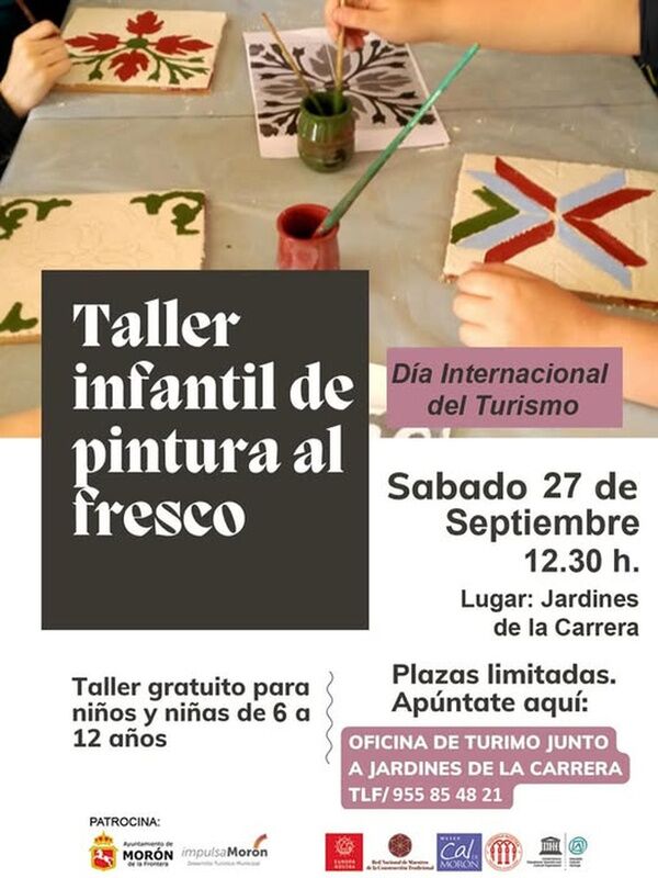 TALLER INFANTIL DE PINTURA AL FRESCO-DÍA MUNDIAL DEL TURISMO