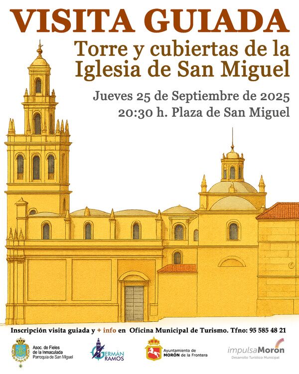 VISITA GUIADA GRATUITA- TORRE Y CUBIERTAS DE LA IGLESIA DE SAN MIGUEL