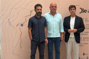 Rubén Guerrero, presentado oficialmente de la mano de Plazes, para desempeñar en Morón su propuesta de arte contemporáneo