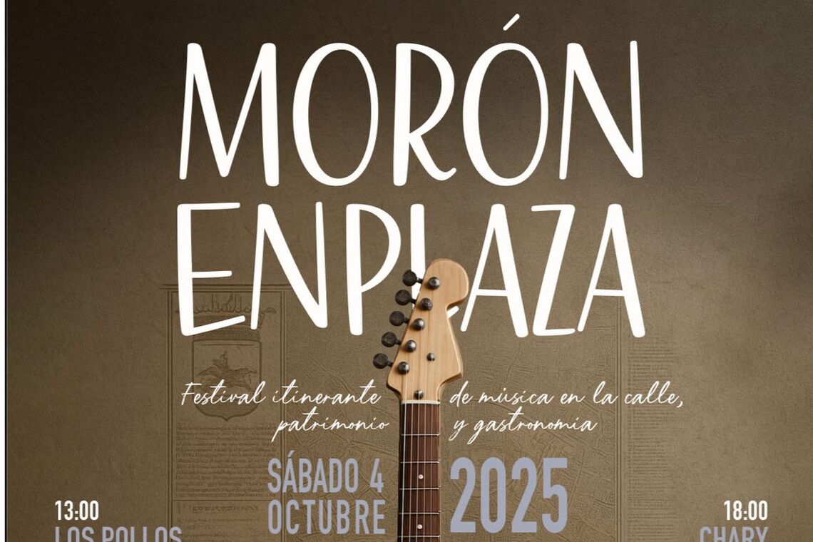Música en la calle, gastronomía y ambiente festivo con la segunda edición de ‘Morón EnPlaza’