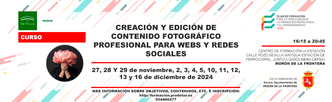Curso creacion y edicion de fotografia profesional