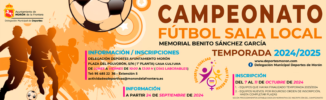 Campeonato fútbol sala