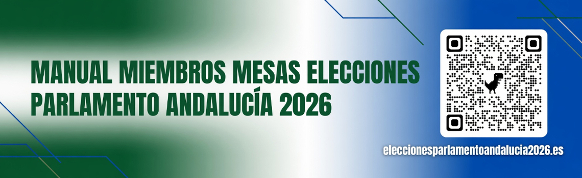 Manual Miembros mesas elecciones parlamento andalucía 2026